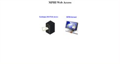 Desktop Screenshot of mail.mphi.org